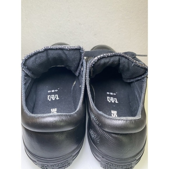 Chuck Taylor All Star Madison Reflective Converse Shoes9.5 Leather Black 553424C - Picture 12 of 16